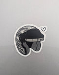Grey Open Heart