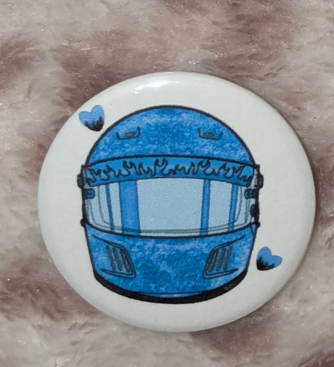 Colored Helmet Pin