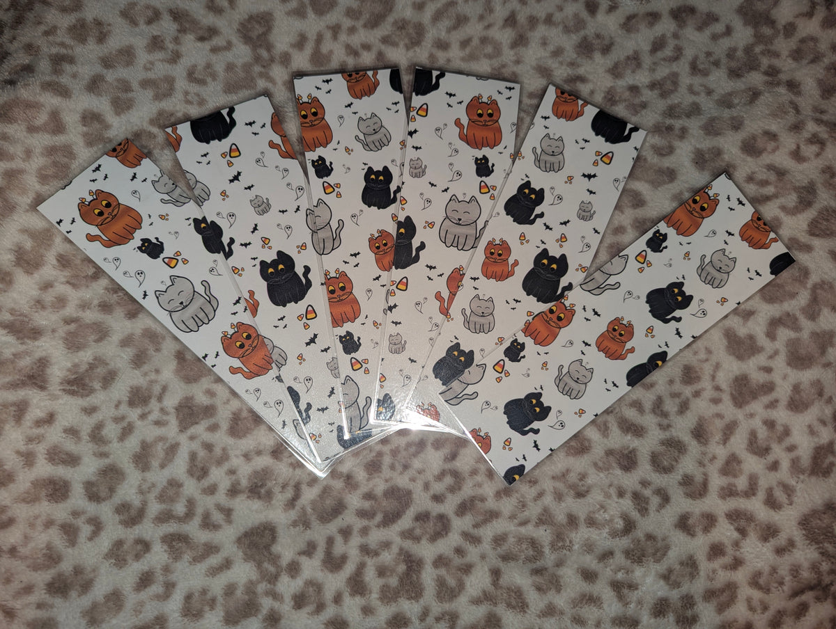 Halloween Kitty Bookmark