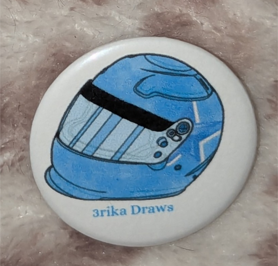 Colored Helmet Pin