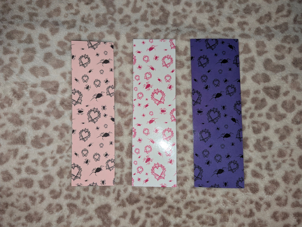 Spider Heart Bookmark