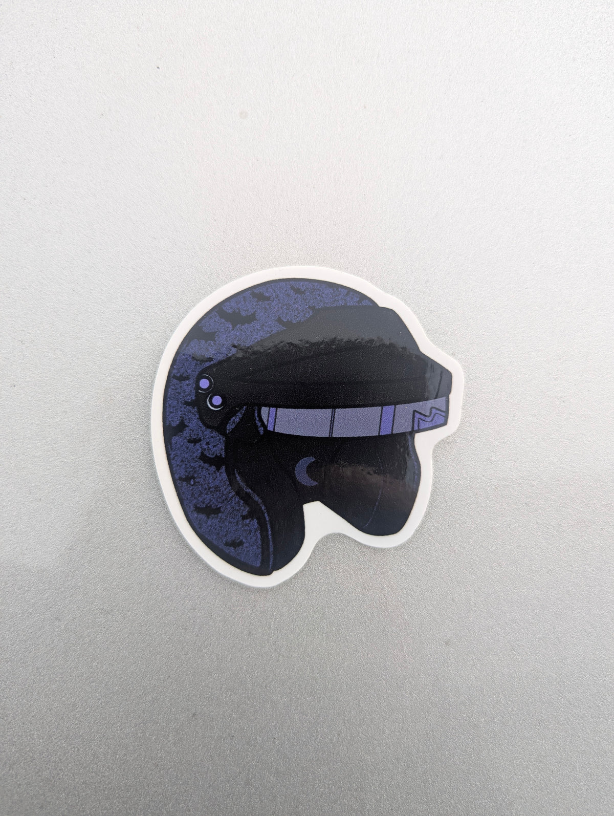 Blue Batty Helmet